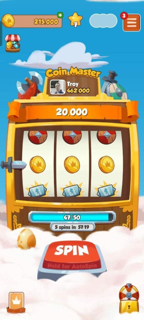 Coin Master Slot Machine Spin
