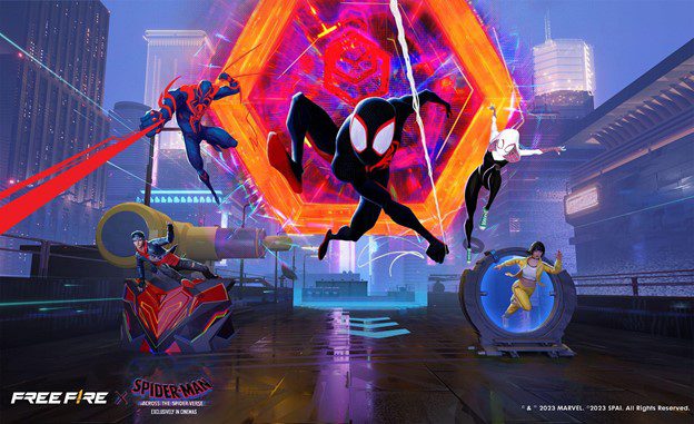 Free Fire x Spider-Man: Across the Spider-Verse collaboration to bring exciting content for players  - GamingOnPhone (Picture 3)