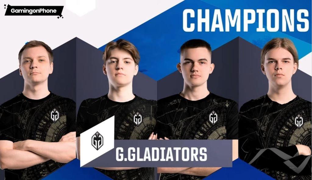 Gladiators PMPL Europe Spring 2023 champions