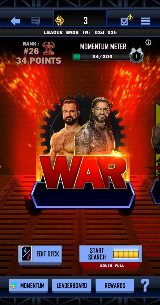 WWE SuperCard Battle Cards PVP Games