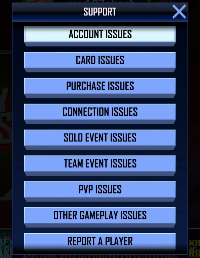 WWE SuperCard Battle Cards in-game Support