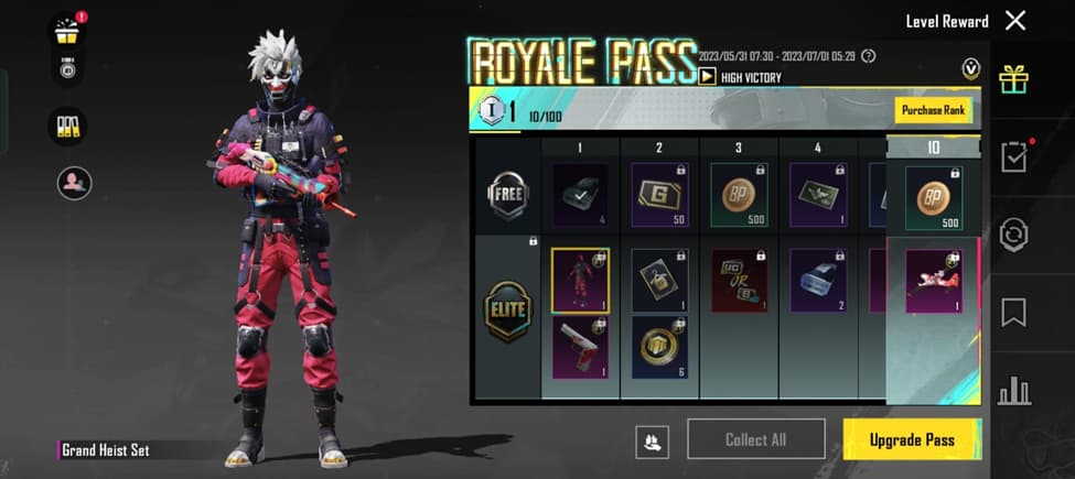 BGMI Month 21 Royale Pass titled High Victory brings new cosmetics, emotes and more - GamingOnPhone (Picture 1)