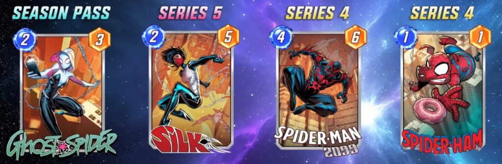 Marvel Snap new Spider-Versus season leaks reveal upcoming Series 4 and Series 5 cards - GamingOnPhone (Picture 1)