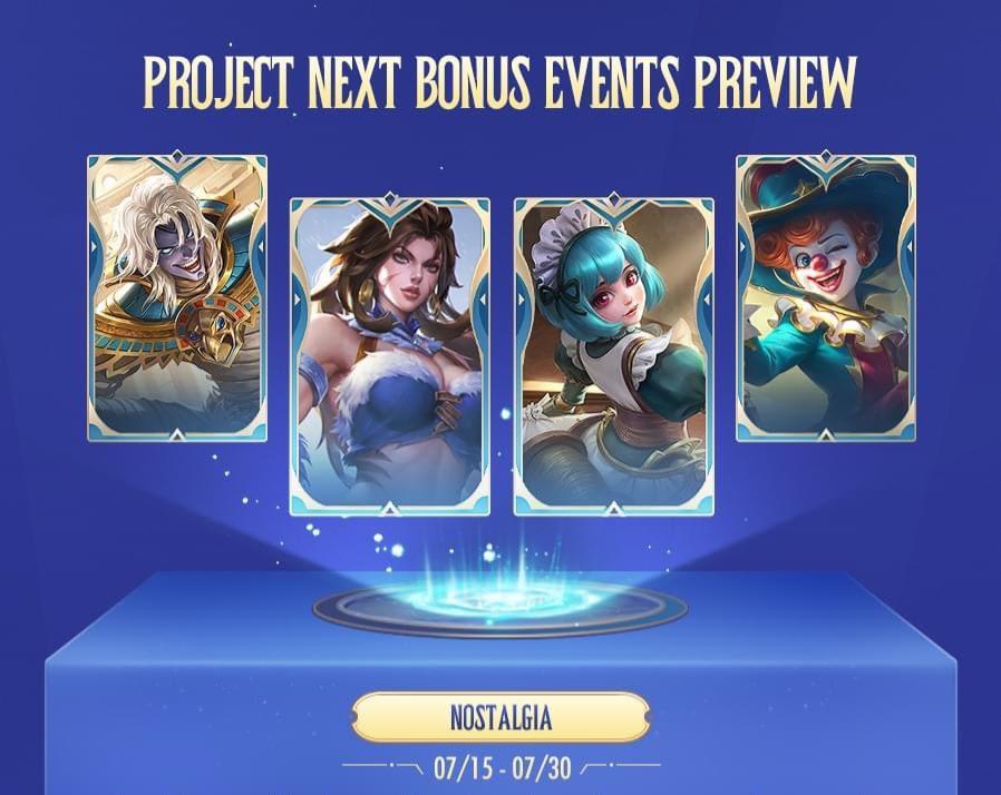 Mobile Legends Project Next Bonus Events Preview