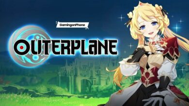 Outerplane Game Logo Girl Character Game Guide Cover
