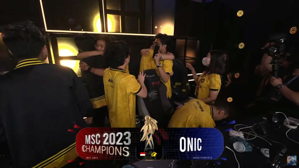 ONIC Esports MSC 2023 Winning Moment