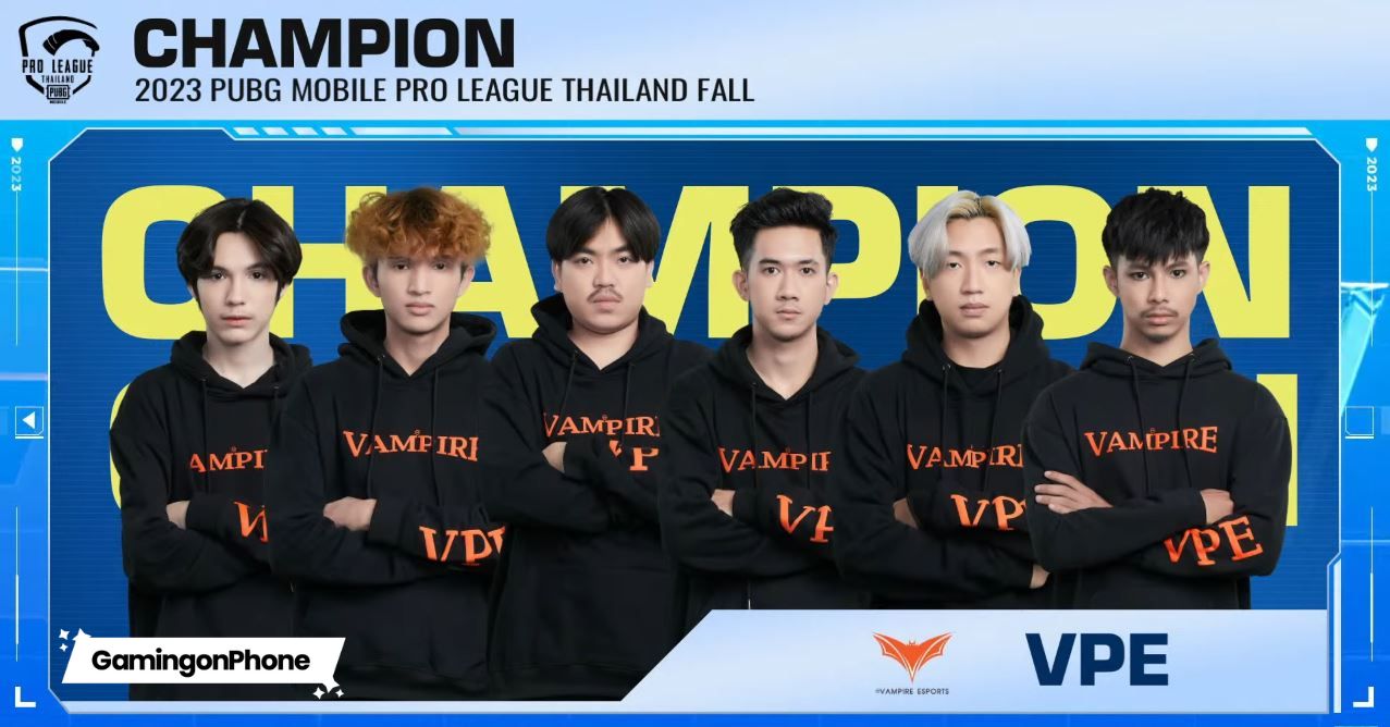 Vampire Esports PMPL TH Fall 2023 Champions