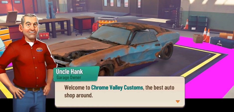 Chrome Valley Customs character 1