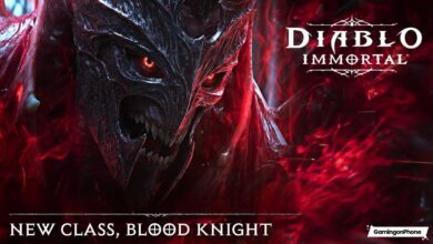 Diablo Immortal Blood Knight class cover