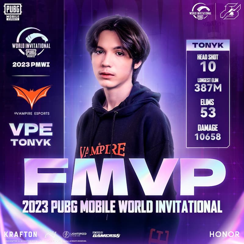 PUBG Mobile World Invitational 2023 MVP