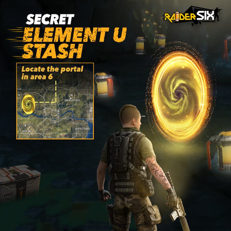 Raider SIX Secret Element-U Stash