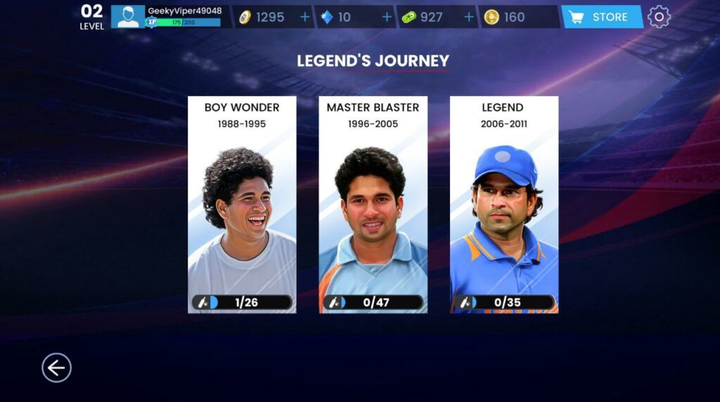 Sachin Saga Pro Cricket Legend's Journey