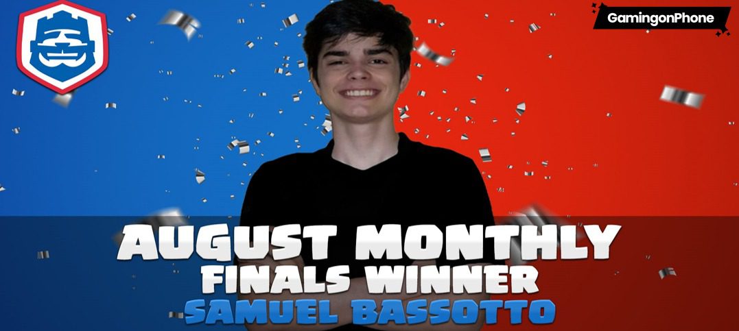 Clash Royale League (CRL) 2023 Season 6 champion Samuel Bassotto