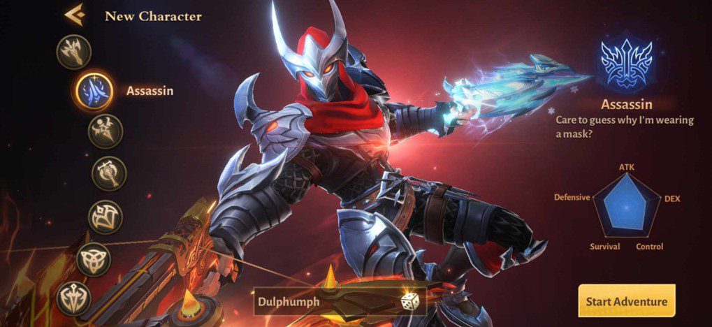 Dungeon Hunter 6 Assassin Class