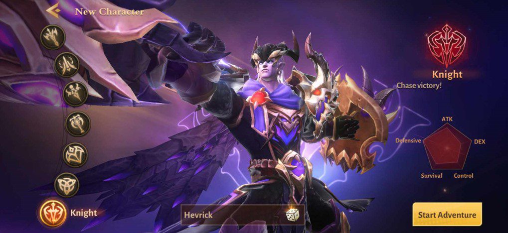 Dungeon Hunter 6 Knight Class