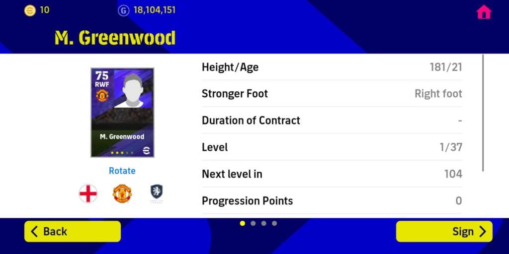 Konami-efootball-2023-Mason-Greenwood-update