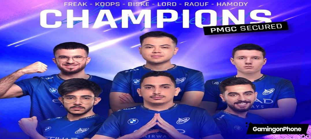 PUBG Mobile Pro League (PMPL) Arabia Fall 2023 champion Nigma Galaxy cover