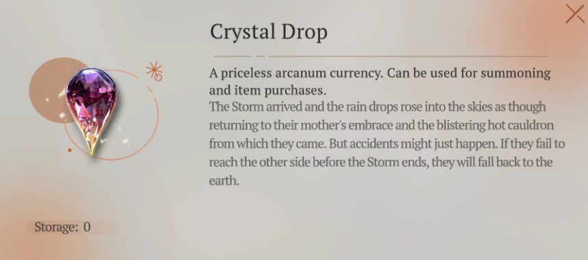 Reverse 1999 Crystal Drop