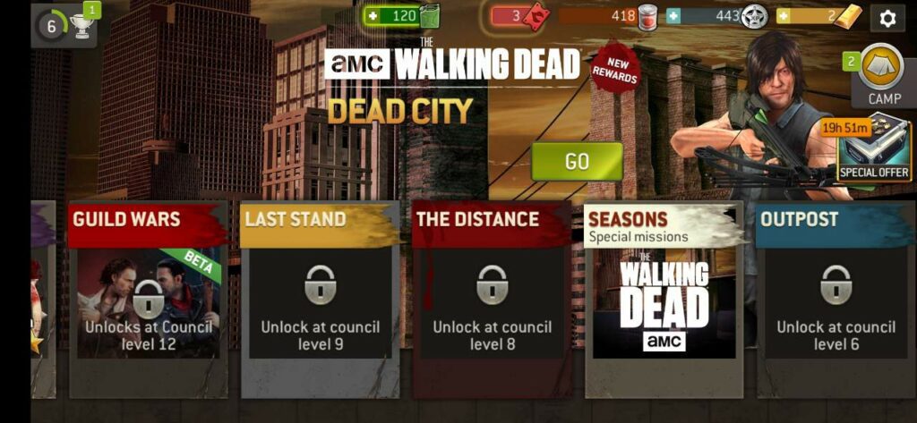 The Walking Dead Level Up: Game Modes