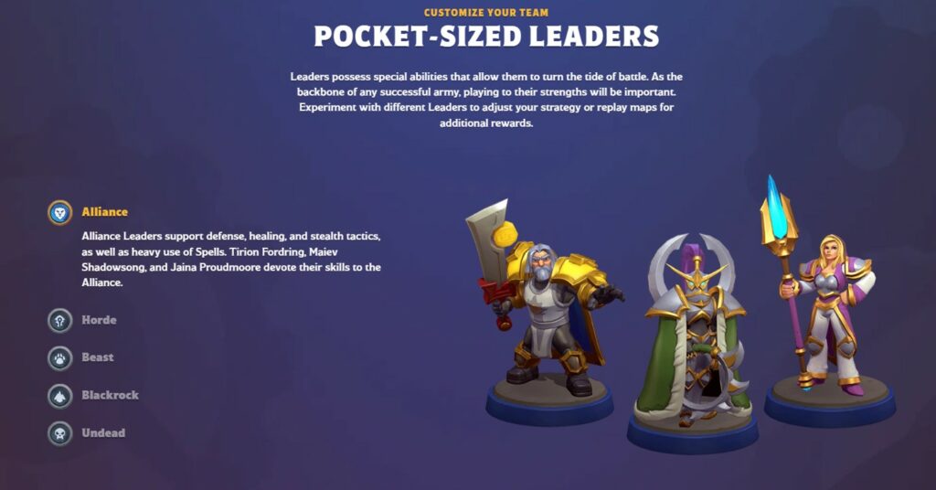 Warcraft Rumble Pocket Sized leader