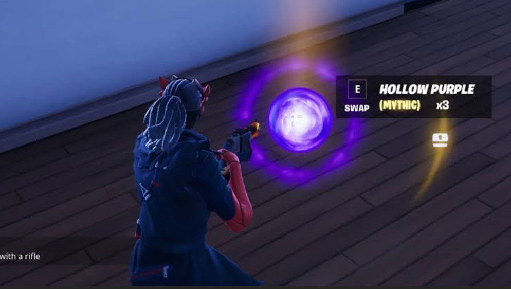 Fortnite Jujutsu Kaisen Hollow Purple Technique