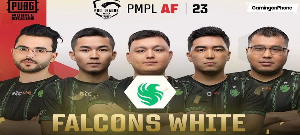 Falcons White PUBG Mobile Pro League (PMPL) Africa Fall 2023 champion cover