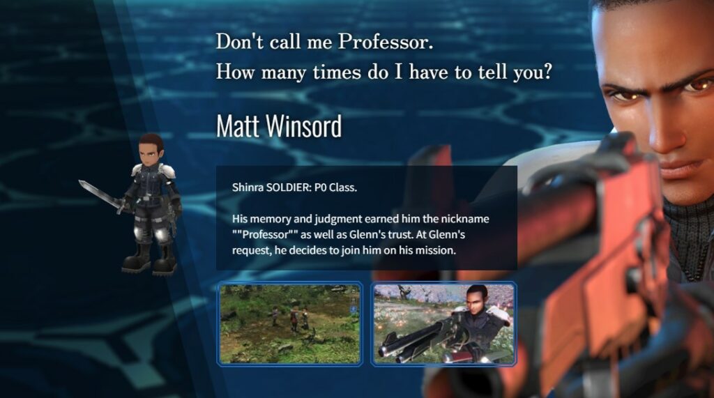 Final Fantasy VII Ever Crisis Matt Winsord