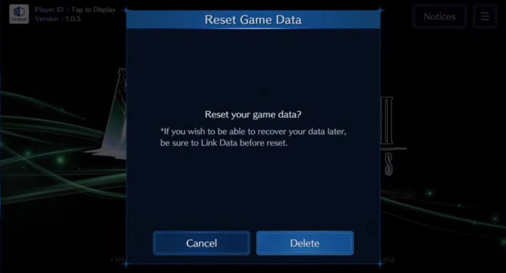 Final Fantasy VII Ever Crisis Reroll account