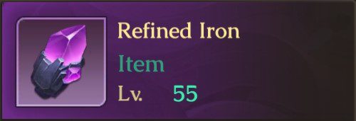 Refined Iron