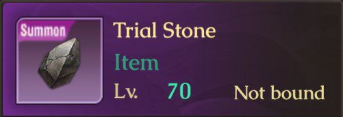 Trial Stone
