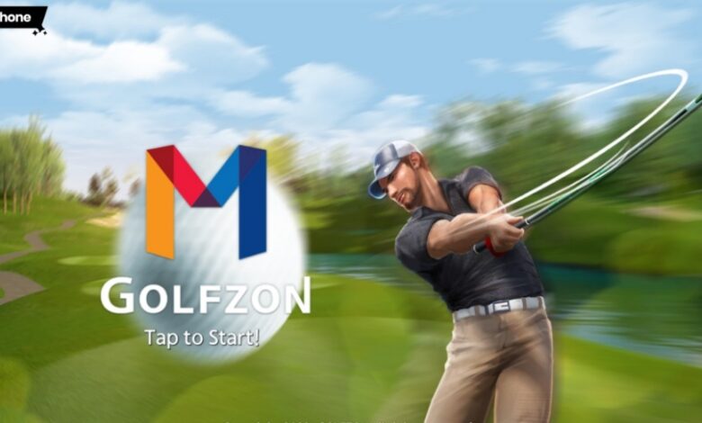 GOLFZON M Action Character Cover Logo