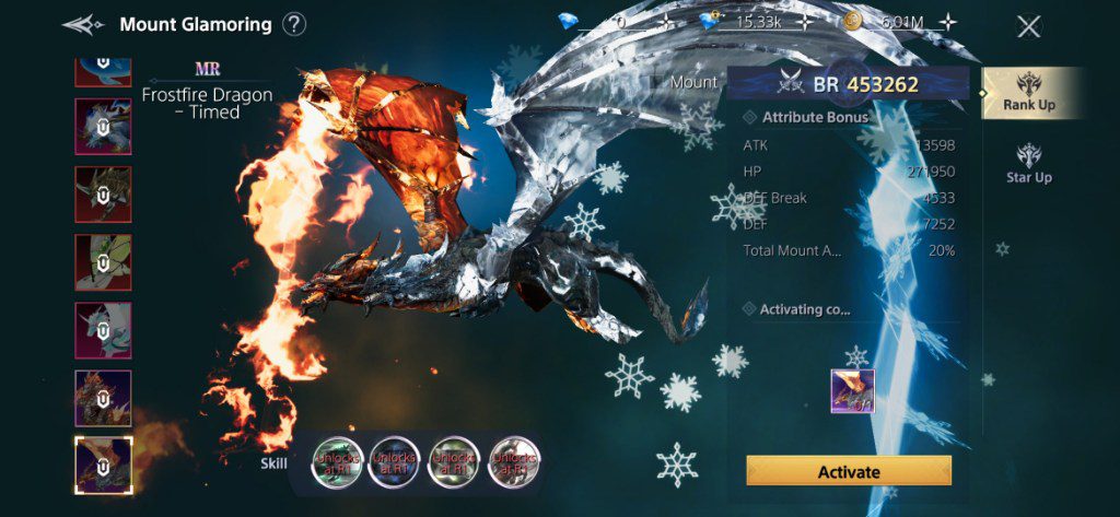 Last Ultima Frostfire Dragon Last Ultima Mounts Tier List