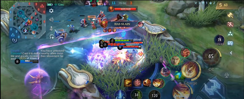 Mobile Legends Tigreal Mid Game