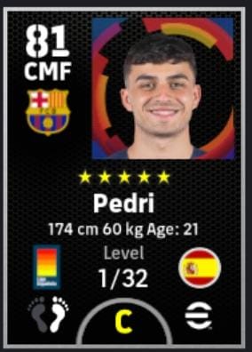 Pedri eFootball 2024