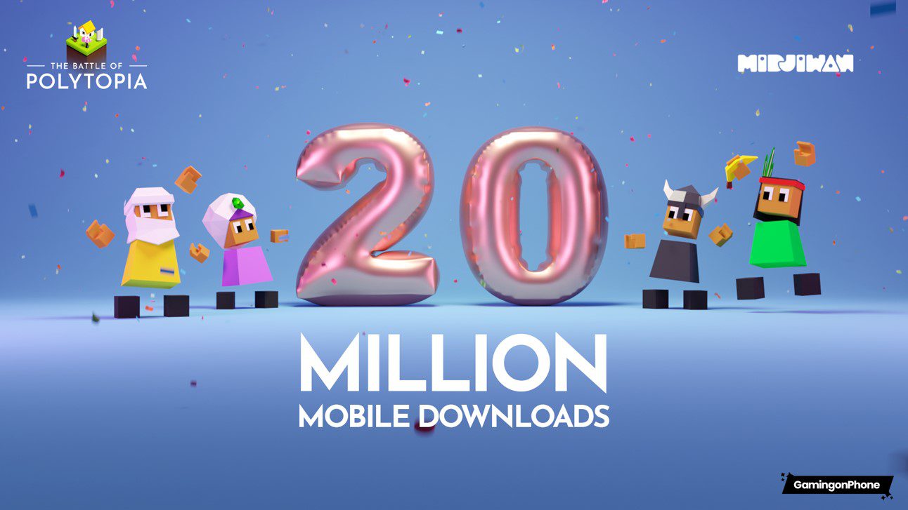 The Battle of Polytopia 20 million downloads