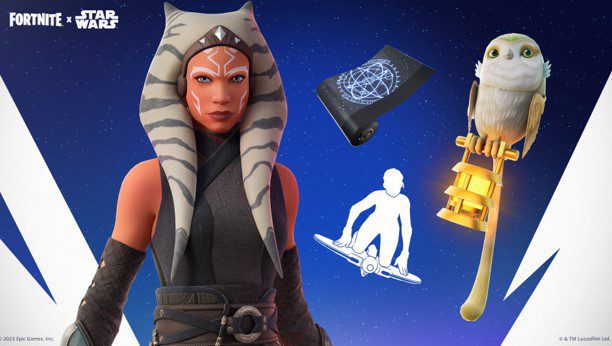 Fortnite Ahsoka Tano Skin and Cosmetic Items