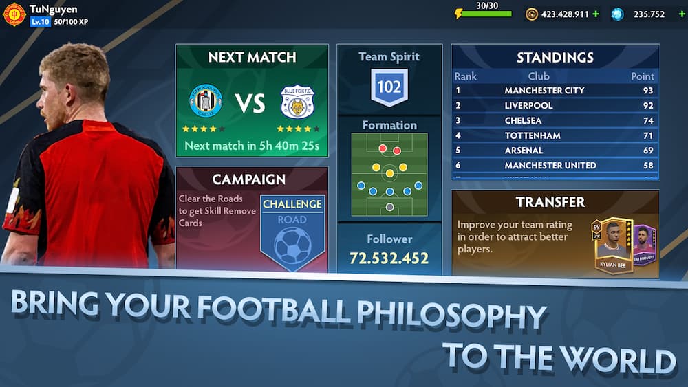 KICK 24: Pro Football Manager, a football management title opens pre-registration for Android - GamingOnPhone (Picture 1)