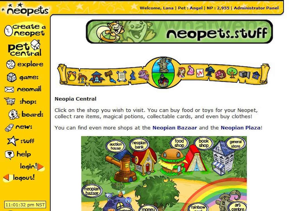 Neopets in 2000s
