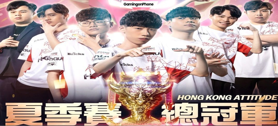 Arena of Valor Garena Challenger Series (GCS) Summer 2023 champion Hong Kong Attitude
