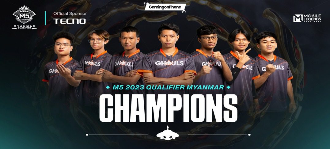 Burmese Ghouls is the M5 World Championship 2023 Myanmar Qualifier champion cover