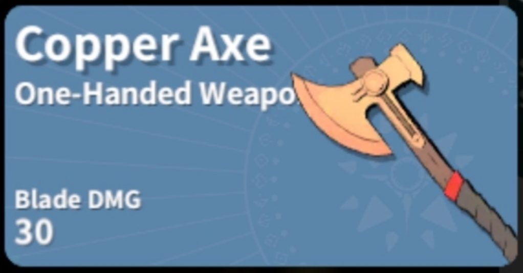 Dawnlands Weapon-Copper Axe