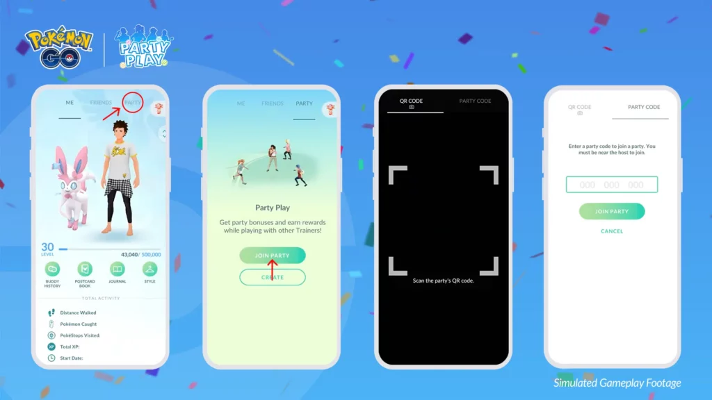 Pokemon GO Party Play feature