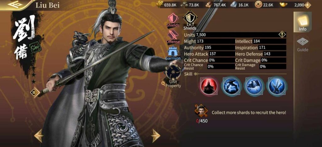 Kingdom Heroes - Tactics Liu Bei