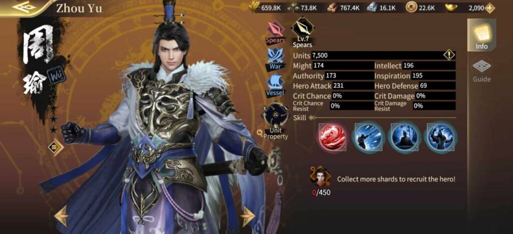 Kingdom Heroes - Tactics Zhou Yu