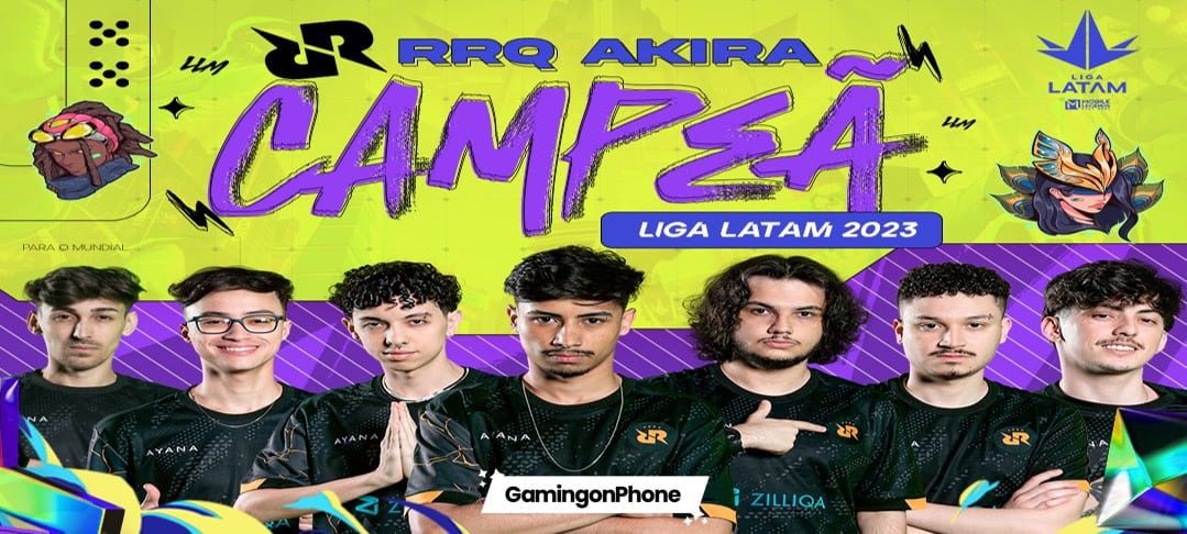 Mobile Legends Liga Latam 2023 champion RRQ Akira cover