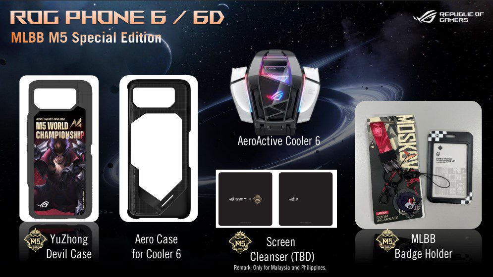 Mobile Legends ROG Phone 6 accessories
