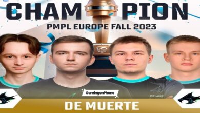 PUBG Mobile Pro League (PMPL) Europe Fall 2023 champion De Muerte cover