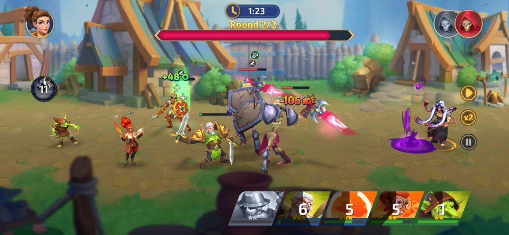 Perfect Heroes battle