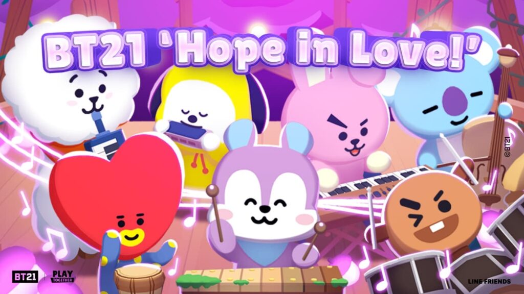 Play Together BT21 Hope in Love