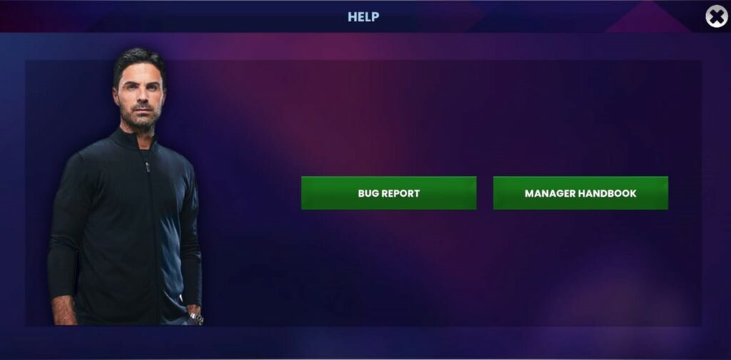 Soccer Manager 2024 bug report support